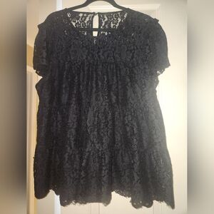 Torrid Lace Tiered Top